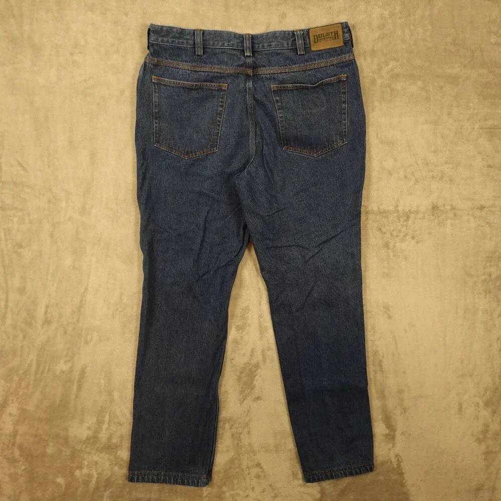 Duluth Trading Co.‎ Ballroom Relaxed Fit Jeans Blue Denim Men's Size 37x34